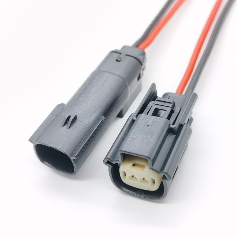 MOLEX 连接器33471-0201 汽车防水插头线束加工定制MCU汽车线束