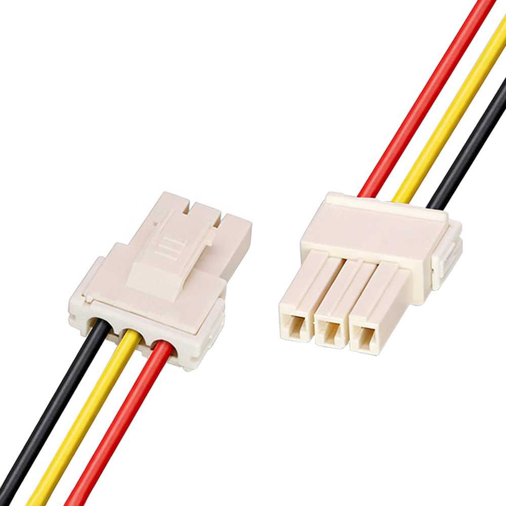 TE 368571-1汽车连接线小机电端子线3.96mm间距冰柜冰箱设备内部连接线