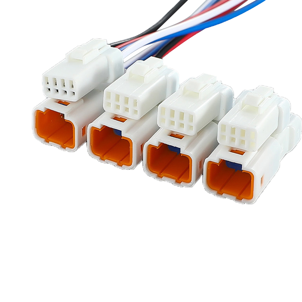 JST汽车防水连接器04R-JWPF-VSLE-S 4p接线端子04T-JWPF-VSLE-S