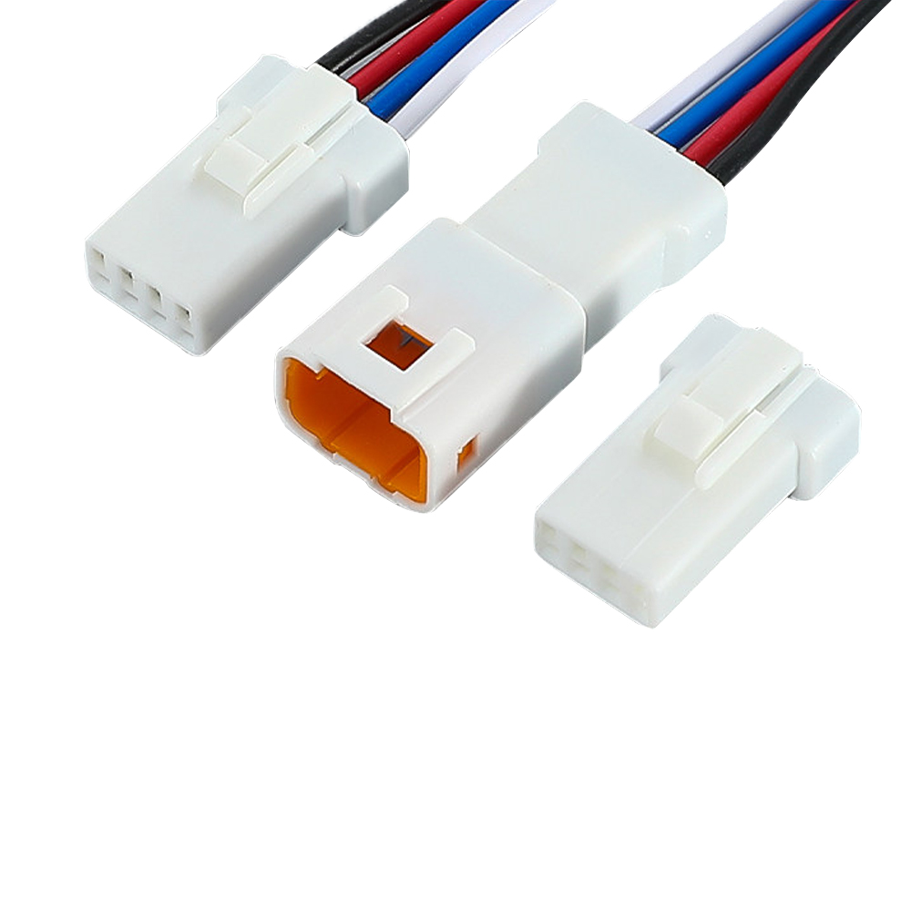 JST汽车防水连接器04R-JWPF-VSLE-S 4p接线端子04T-JWPF-VSLE-S