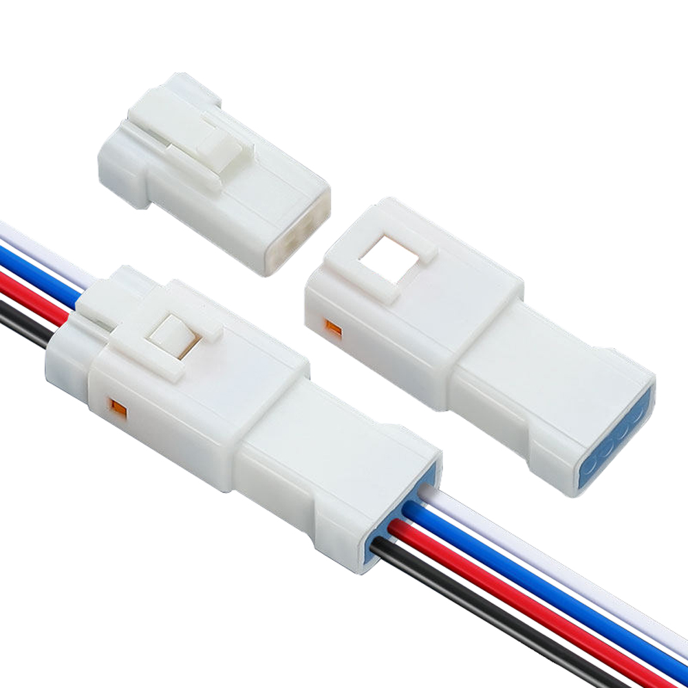 JST汽车防水连接器04R-JWPF-VSLE-S 4p接线端子04T-JWPF-VSLE-S