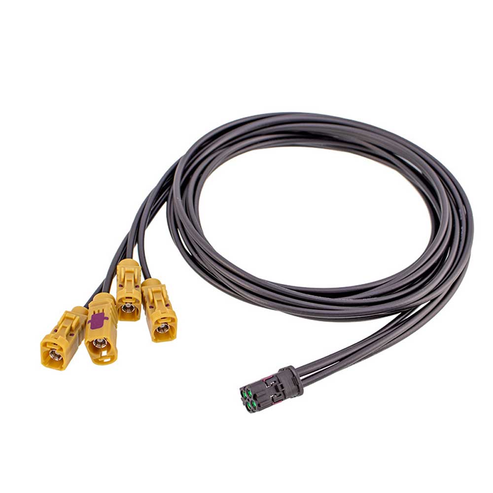 Mini-Fakra迷你4合1线端线束连接器