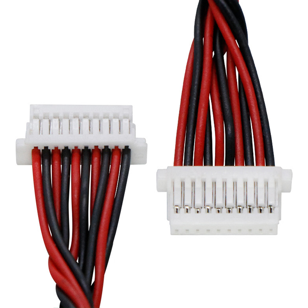 SH1.0-10P 无人机端子线 灯光秀航拍无人机云台图传接收机连接线