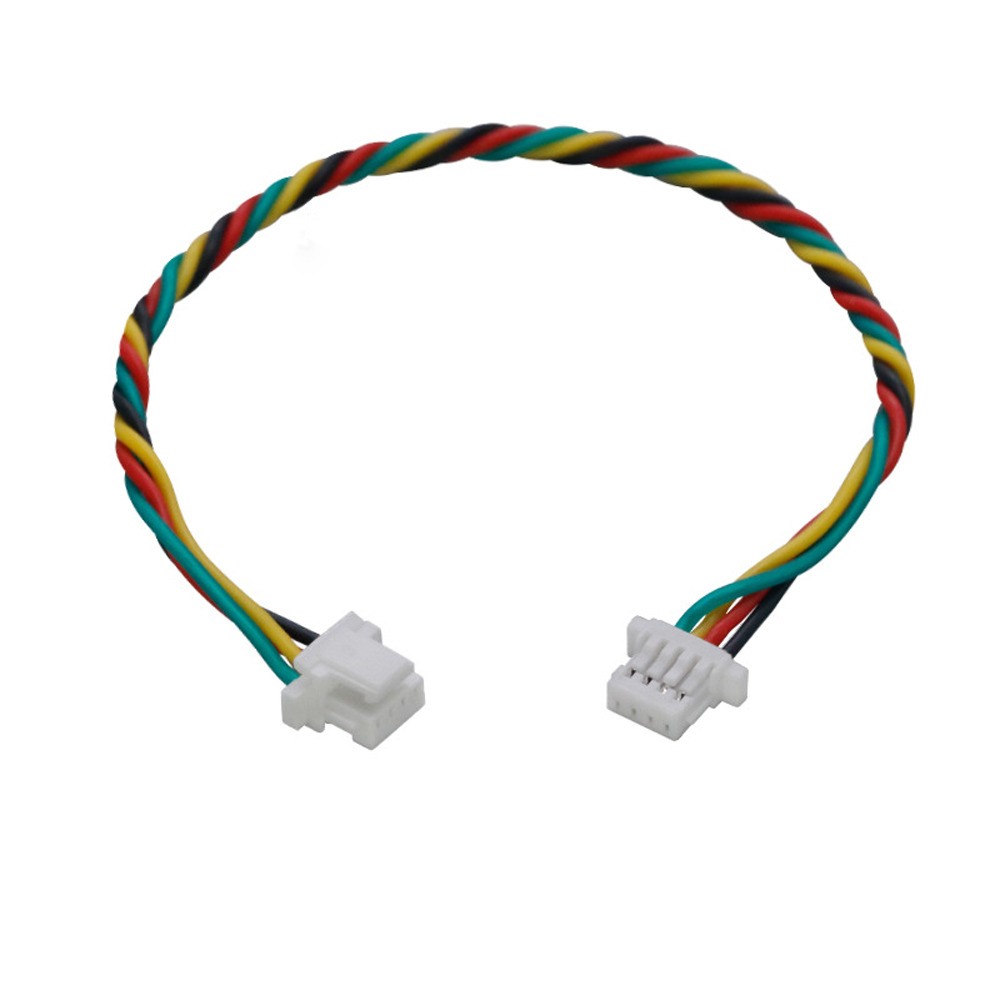 32AWG 特软硅胶线 SH1.0/SH1.25-4P 双头带扣端子线 无人机飞控摄像头信号线