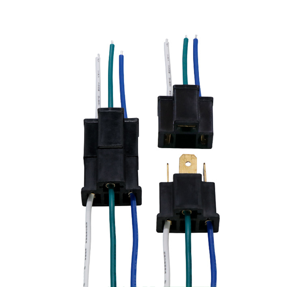 DJ7033-7.8-11/21 3P 公母汽车连接线 H4 氙气灯专用 7.8 间距灯座插头线束