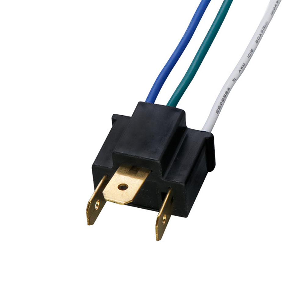 DJ7033-7.8-11/21 3P 公母汽车连接线 H4 氙气灯专用 7.8 间距灯座插头线束