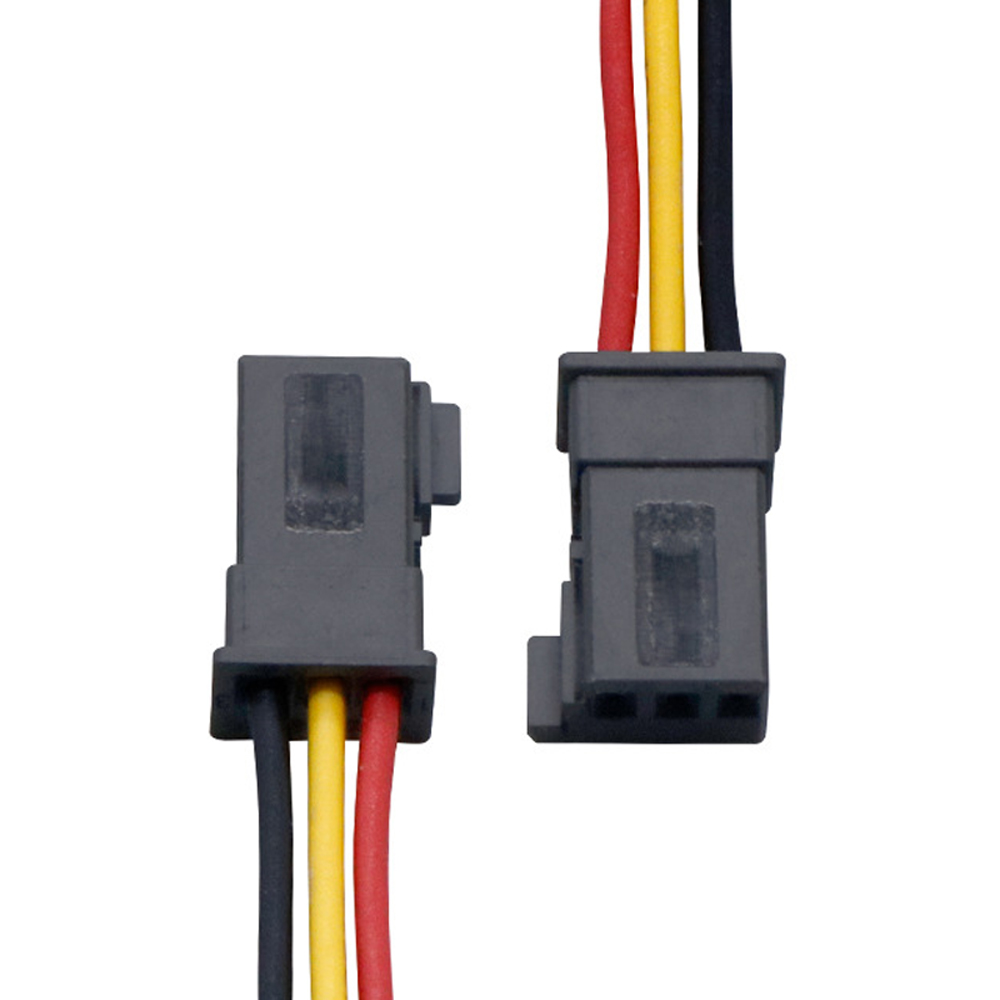 TE 1-1718346-1 3P 汽车连接器线束 3 孔车门中控开关车载信号控制线