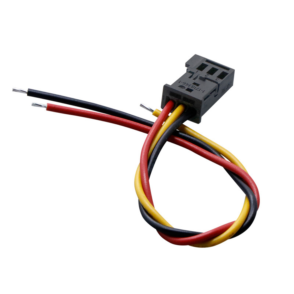 TE 1-1718346-1 3P 汽车连接器线束 3 孔车门中控开关车载信号控制线