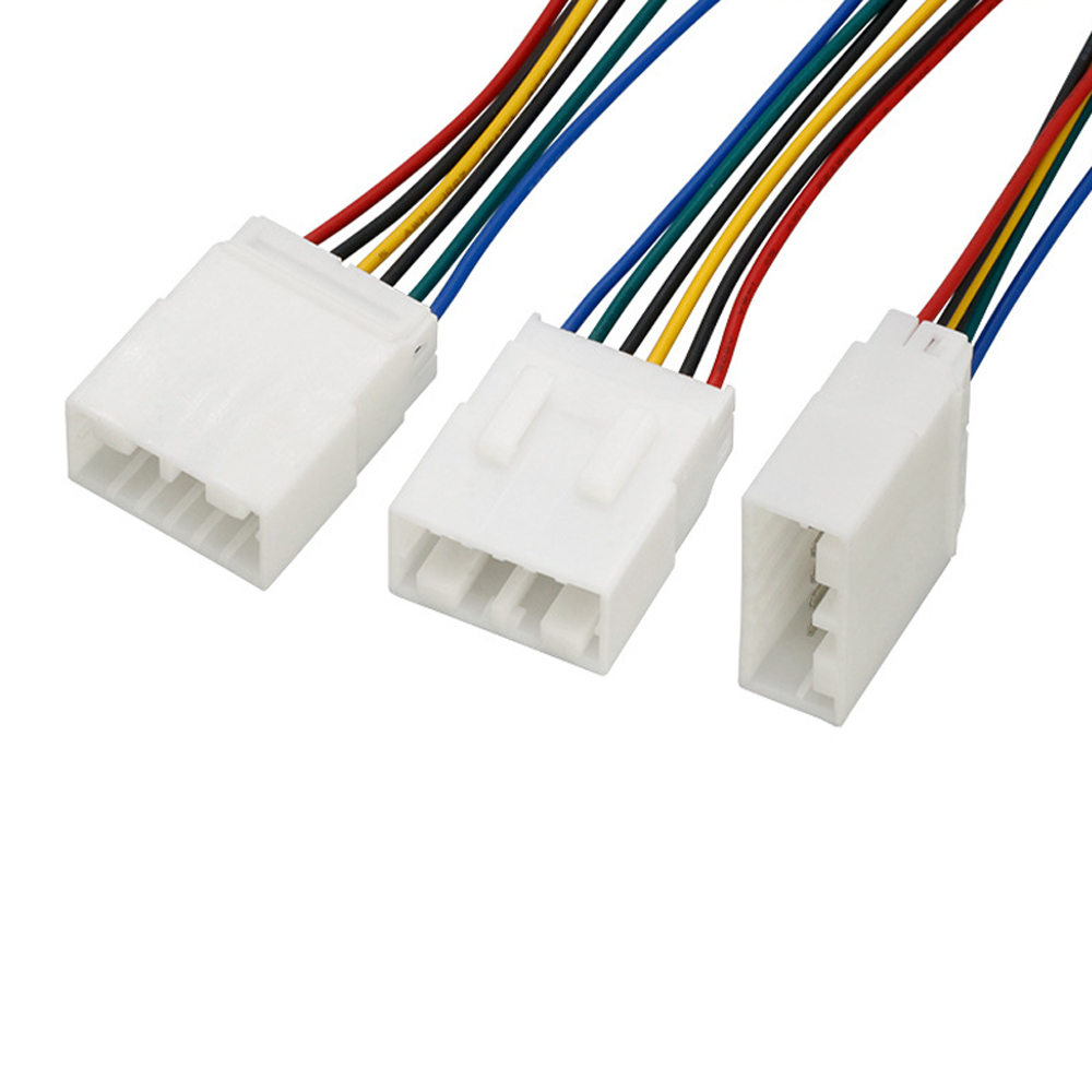 HD063-1.8-11J 汽车端子线 1.8 间距 6P 1007-22AWG 车载电子连接线束