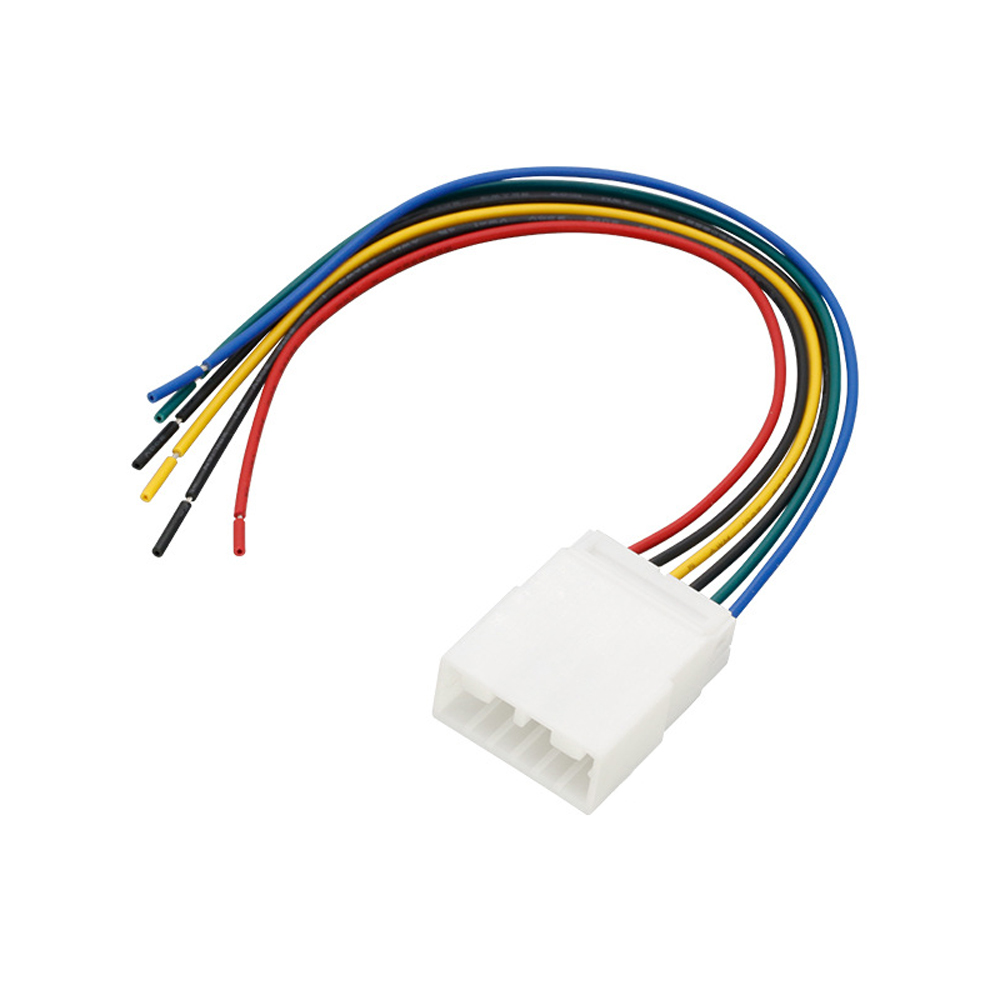 HD063-1.8-11J 汽车端子线 1.8 间距 6P 1007-22AWG 车载电子连接线束