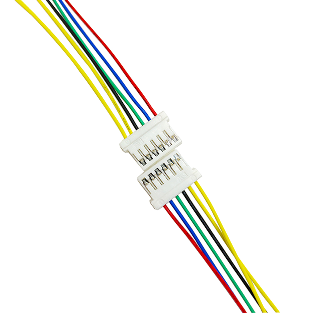 HRS DF1E-6S-2.5C 端子线 2.5 间距 6P 汽车新能源电池连接线